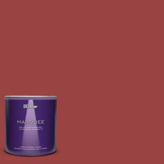 BEHR MARQUEE 1 qt. #MQ1-10 Red My Mind One-Coat Hide Eggshell Enamel Interior Paint & Primer 2453... | The Home Depot