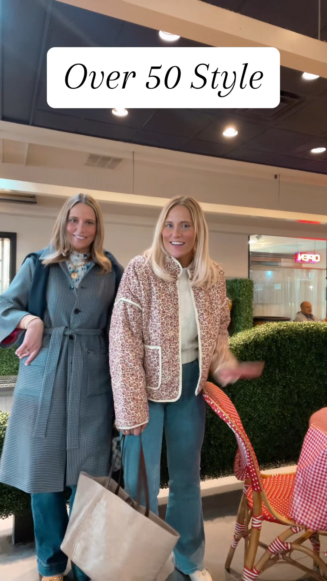 Out for a late lunch ootd! 

#LTKmidsize #LTKover40 #LTKVideo