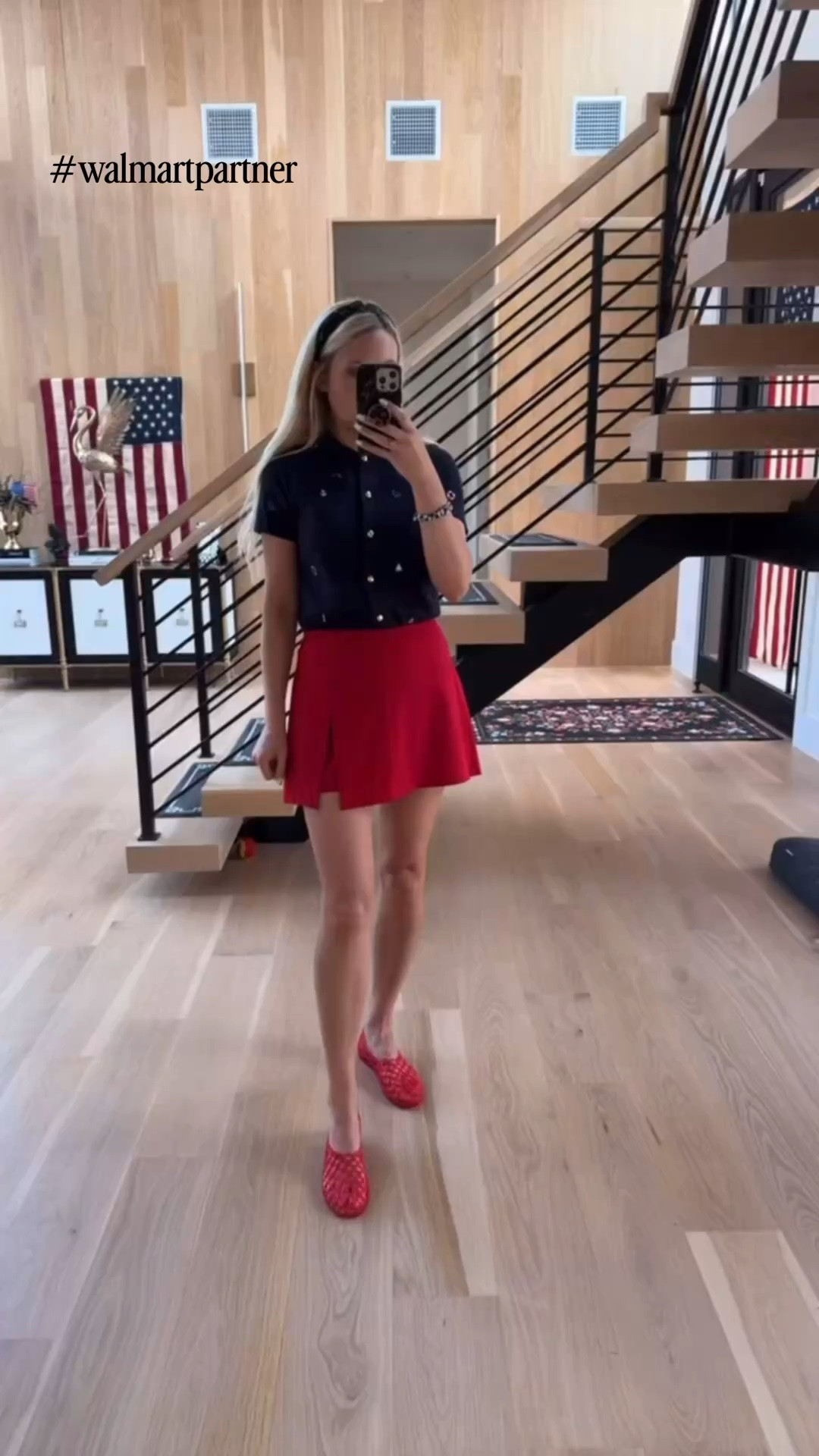 I am so excited about these new fashion finds on Walmart! #walmartpartner The top is so cute and summery and the jelly flats are so trendy and fun!! @walmartstyle #walmartstyle

#LTKgrwm #LTKootd #LTKSeasonal