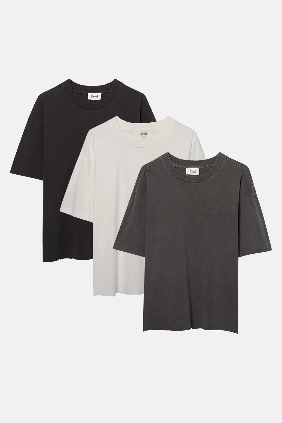 OVERSIZED CROP CORE TEE 3 PACK | Elwood Clothing