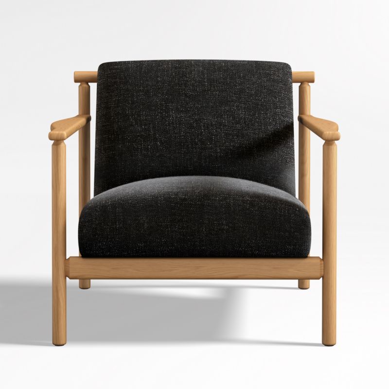 Ojai Upholstered Wood Frame Accent Chair + Reviews | Crate & Barrel | Crate & Barrel