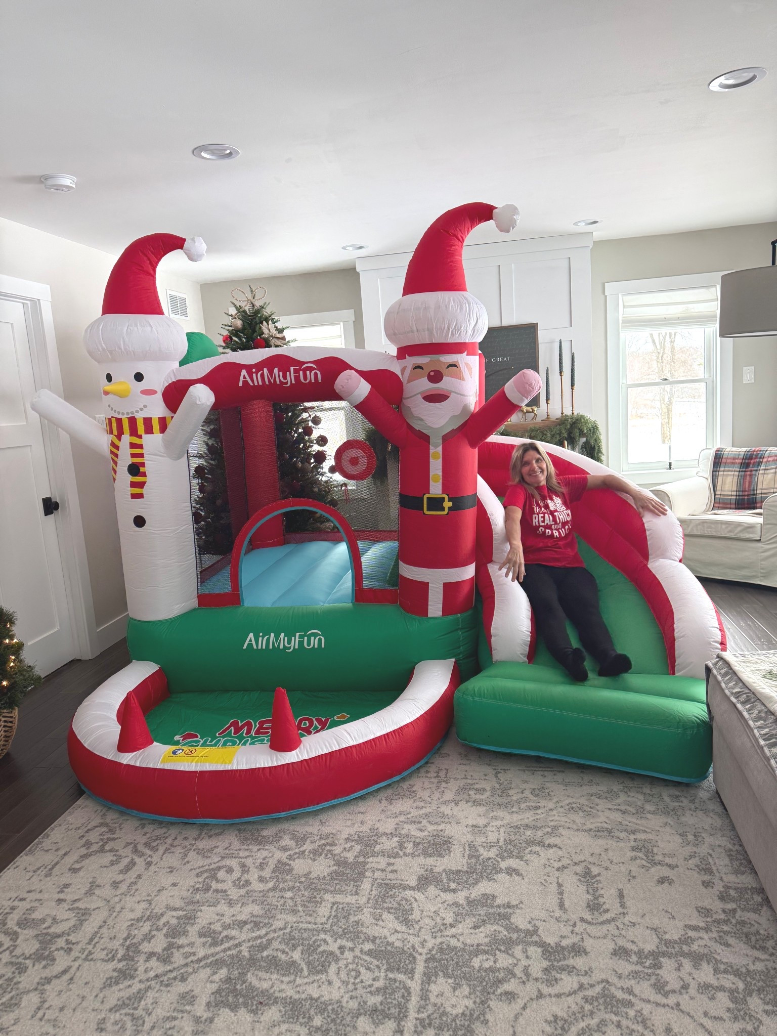 The Christmas bounce house has been a hit this week! Even the bigger kids had fun today for our family Christmas in it! #ad 

#LTKGiftGuide #LTKHoliday