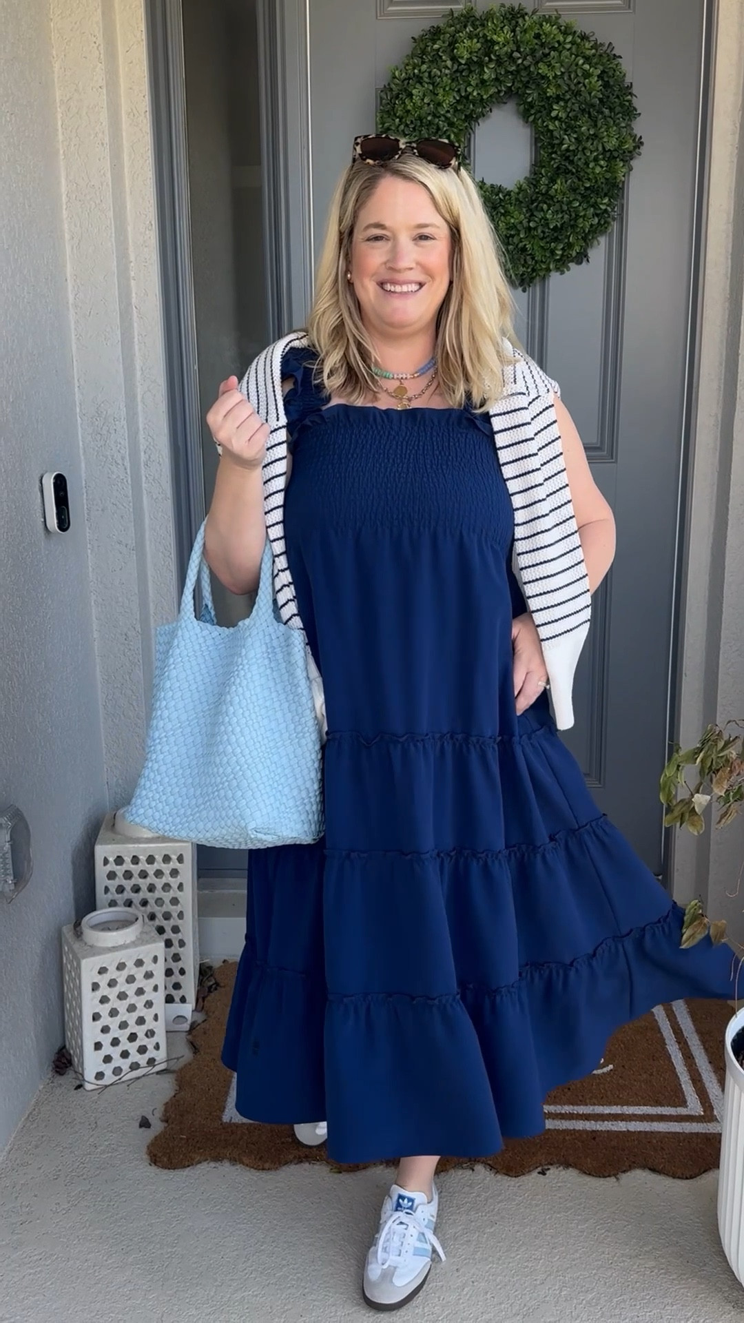 A classic look is always worth the investment! #hillhouse #napdress

#LTKMidsize #LTKItBag #LTKSaleAlert