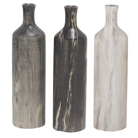 CosmoLiving by Cosmopolitan 3""W, 13""H Stoneware Contemporary Vase, Multi Colored, 3 - Pieces | Walmart (US)