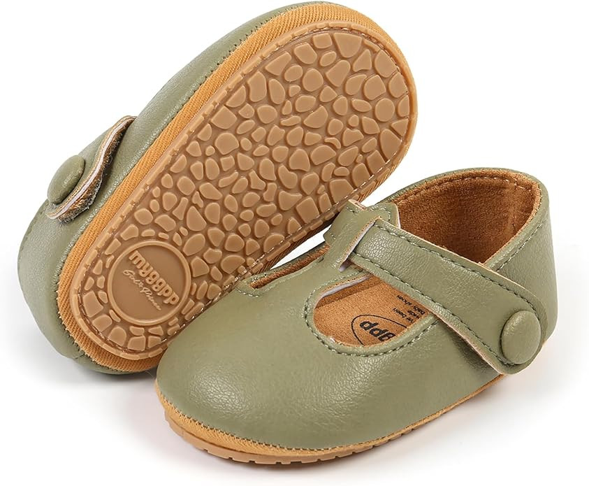 SOFMUO Baby Boys Girls Lace Up Leather Sneakers Soft Rubber Sole Infant Moccasins Newborn Oxford ... | Amazon (US)