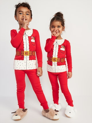 Unisex Matching Christmas Snug-Fit Pajamas for Toddler & Baby | Old Navy (US)