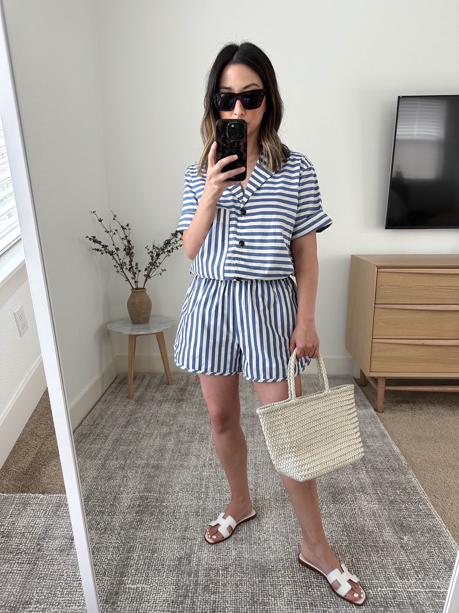 shorts and dress together White Birch Short Sleeve Print Knit Dress w/ Built in Shorts