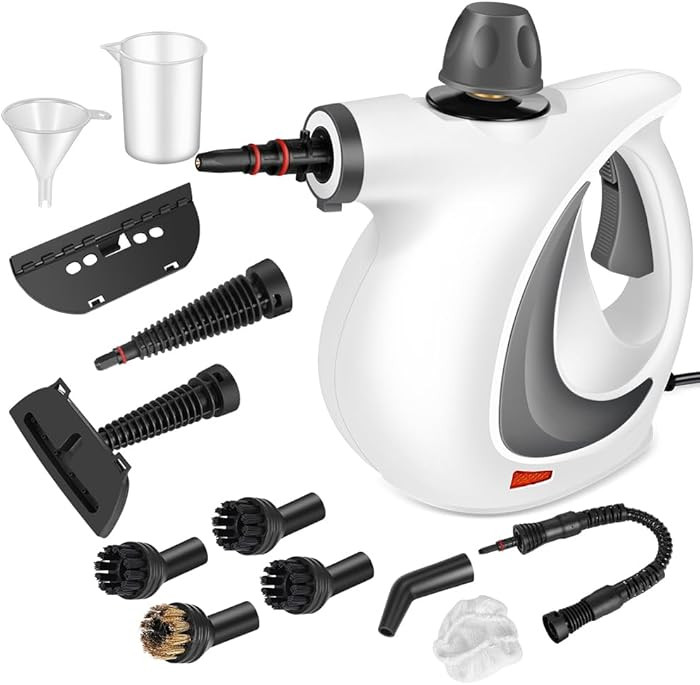 Handheld Pressurized Steam Cleaner with 12 pcs Accessories, Steamer for Cleaning, Steam Cleaner f... | Amazon (US)