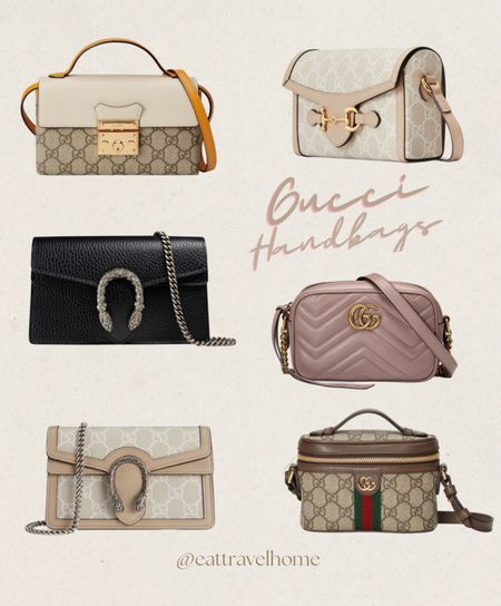 Gucci Mini Handbags 👜👝👛
Colors that match any wardrobe. 

#LTKstyletip #LTKitbag #LTKtravel