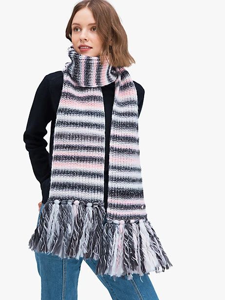 marled stripe scarf | Kate Spade (US)