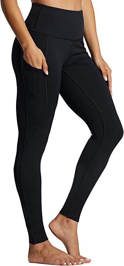 ZUTY Fleece Lined Leggings Women Winter Thermal Insulated Leggings with Pockets High Waisted Work... | Amazon (US)