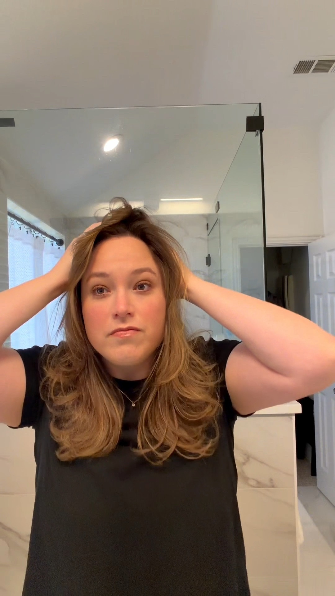 Me: I'II just sleep on it wet. It'll be fine.
Narrator: It was not fine.
But give me my Mane large thermal brush ... and suddenly it's giving fresh blowout energy.
#HairRescue #BlowoutLook

#LTKbeauty #LTKstyletip #LTKVideo