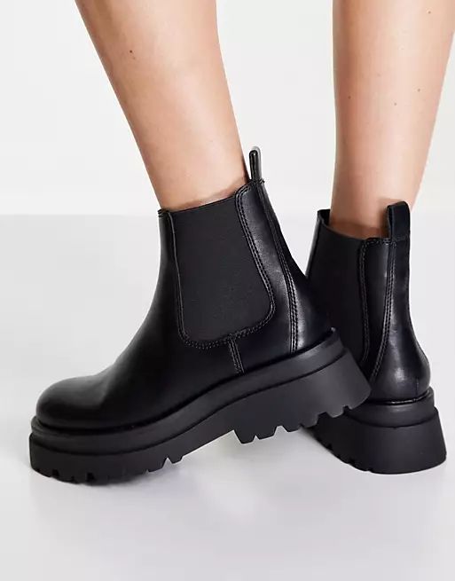 ALDO Cece chunky chelsea boot in black | ASOS (Global)