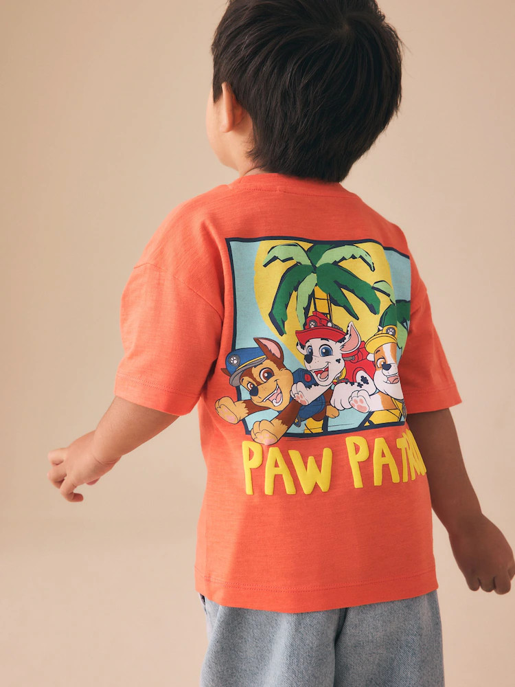 Coral/Tan Paw Patrol Short Sleeve T-Shirt (9mths-8yrs) | Next US