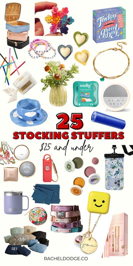 Stuck on stocking stuffers? Here are 25 great ideas all priced under $25! Something for virtually everyone on your Christmas list! See them all at RachelDodge.co

#LTKGiftGuide #LTKHoliday #LTKfindsunder50