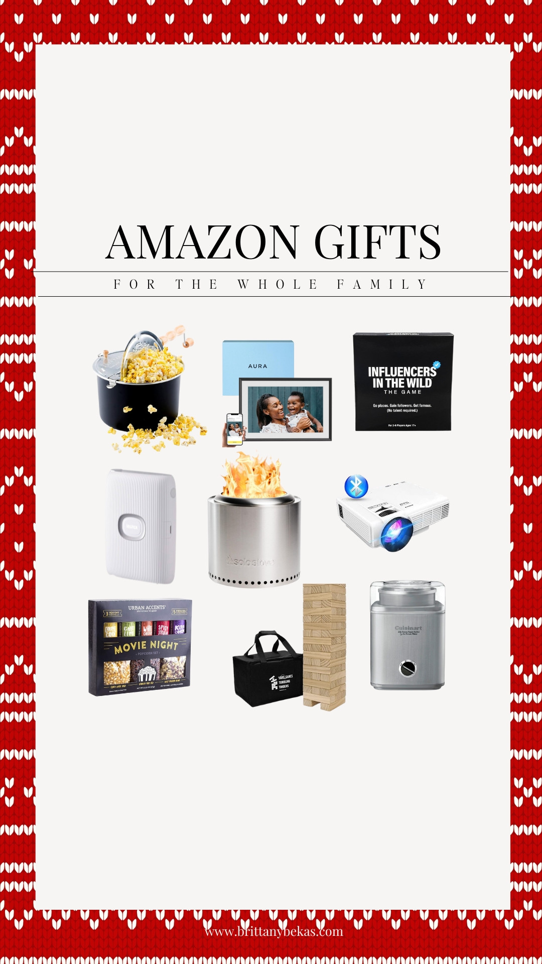 Amazon gifts the whole family will love 🎁 From movie-night popcorn kits and fire pits to ice cream makers and digital frames — these family gift ideas are fun, useful, and perfect for everyone on your list. Great for cozy nights in or weekend get-togethers!

Amazon gifts for family · holiday gifts under $100 · family game night ideas · cozy home gifts · gifts for parents · gifts for grandparents · gifts for the whole family 

 

#LTKGiftGuide #LTKHoliday #LTKKids