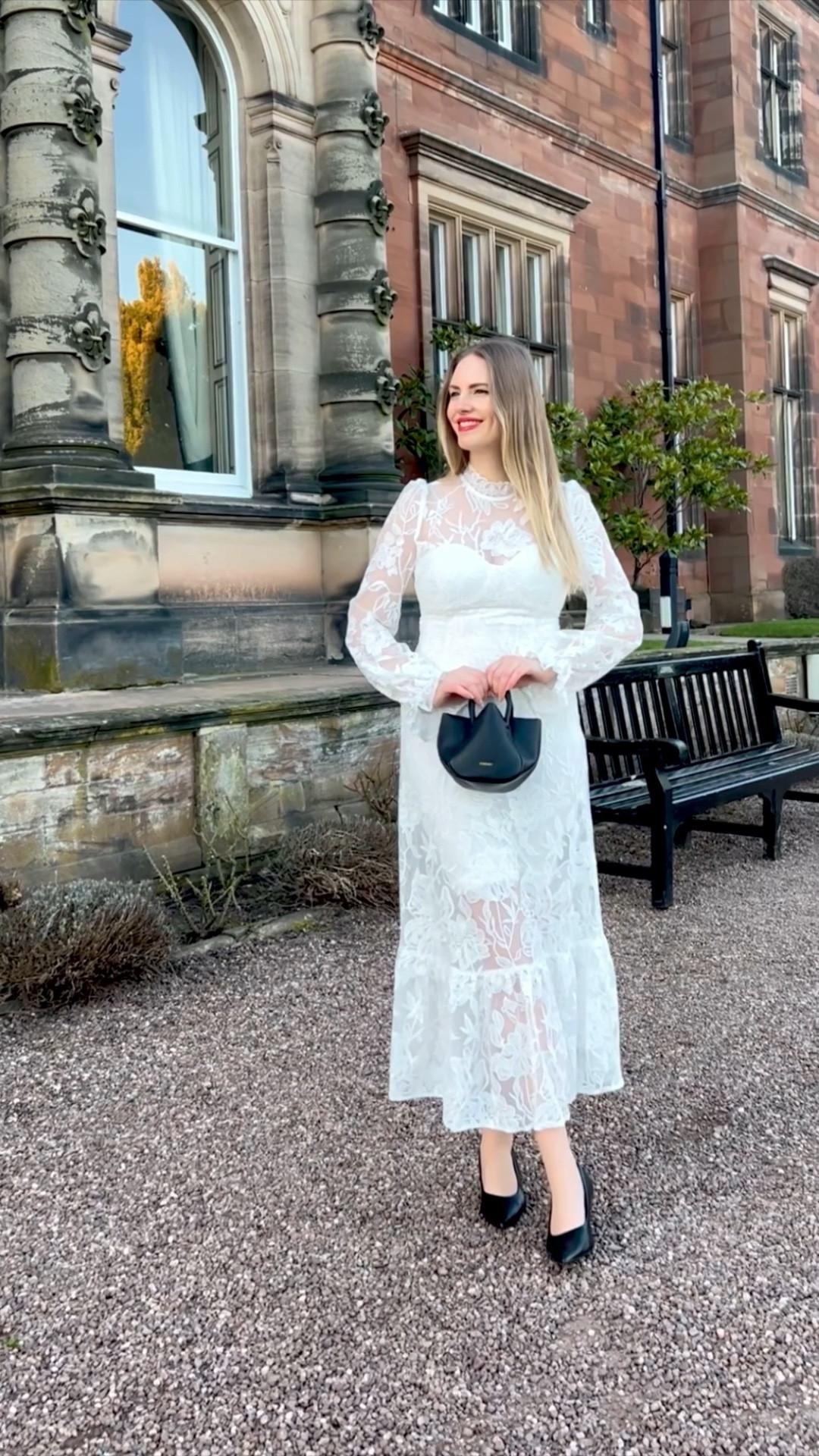 Elegant lace midi dress by JW PEI 🤍 

Spring dress white dress lace dress midi dress 

#LTKspring #LTKstyletip #LTKpartywear