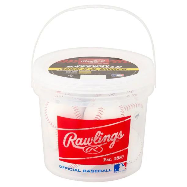 Rawlings OLB3 Official League 8u Recreational Baseball Bucket, 8 Count | Walmart (US)