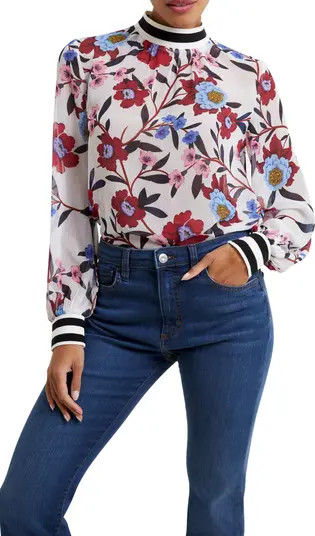 Eloise Floral Crinkle Top | Nordstrom