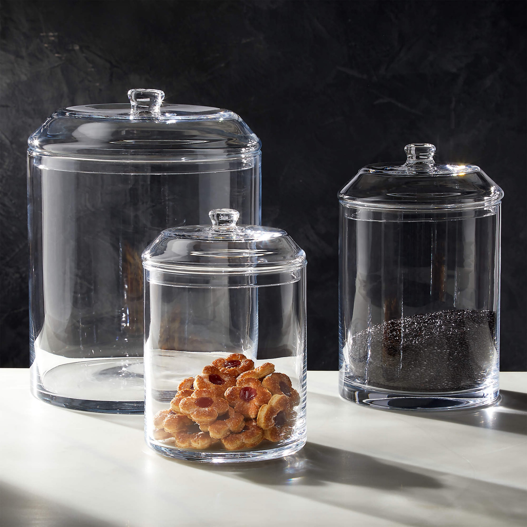 BEST candy jars from CB2. I have the Extra large size and hit hold so much! 

#LTKParties #LTKFindsUnder100