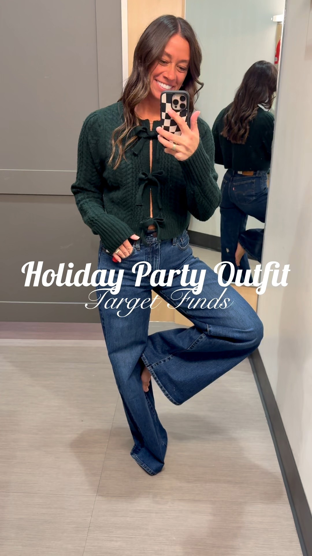 Wanting a cute, comfortable holiday sweater outfit for work, holiday parties🎄, or just a cute outfit for the day! Target has some great choices! 

This tie front detailed sweater would be a great party top for the holiday gatherings.🎄

🚨SIZING ➡️I’m wearing a medium (normally a size small) fits great. Jeans a size 27. 

I’m tagging some more of my favorite Target🎯 finds that I love! 

Weight 130lbs, carry weight in midsection and booty 😅 I am also small chested with broad shoulders. Height 5’5”. 

#LTKHoliday #LTKFindsUnder100 #LTKootd