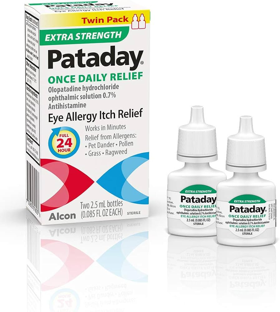 Pataday Once Daily Relief Extra Strength Relief 2.5ml, 2 Count(Pack of 1) | Amazon (US)
