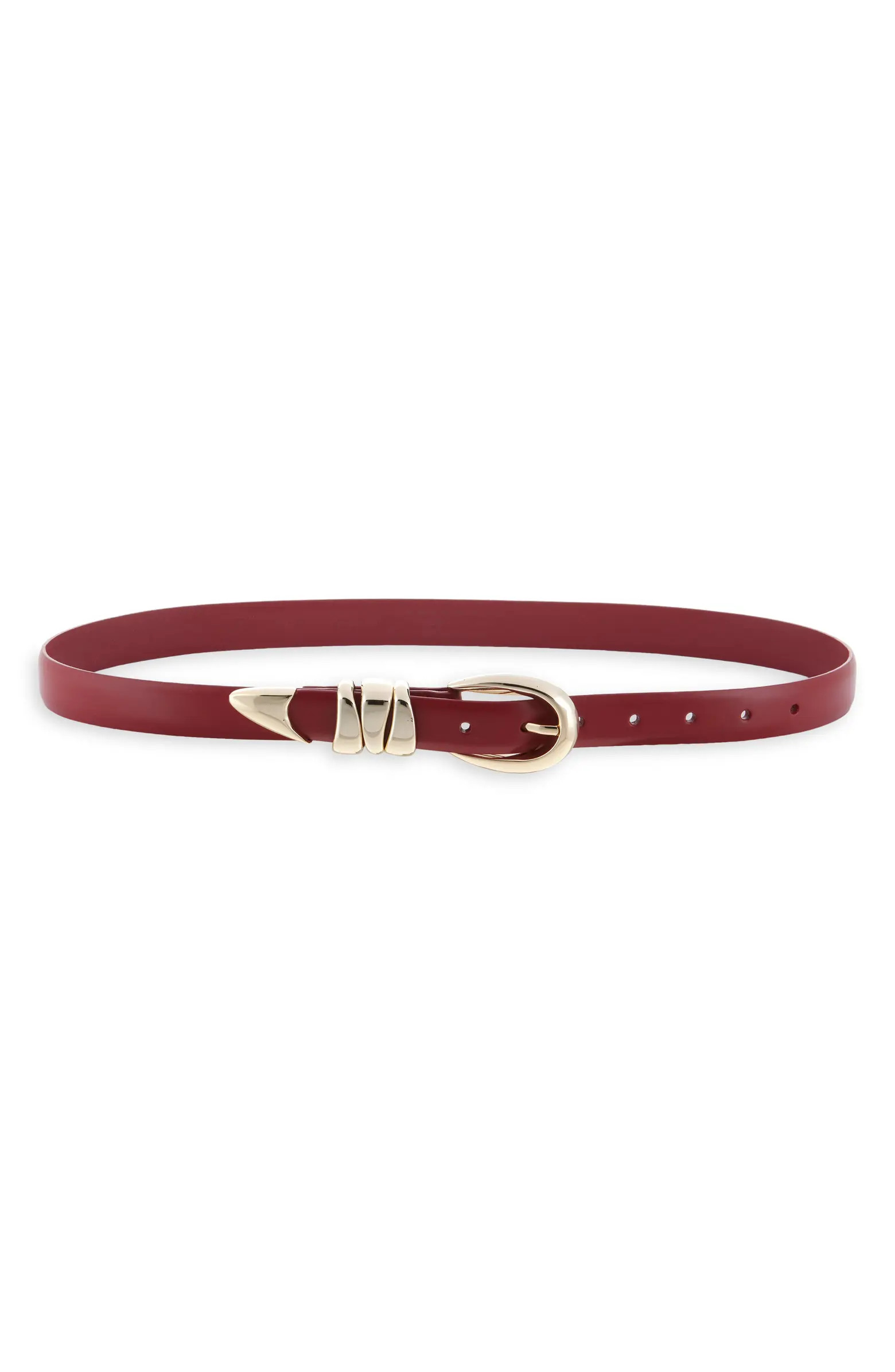 Madewell Chunky Metal Leather Belt | Nordstrom | Nordstrom