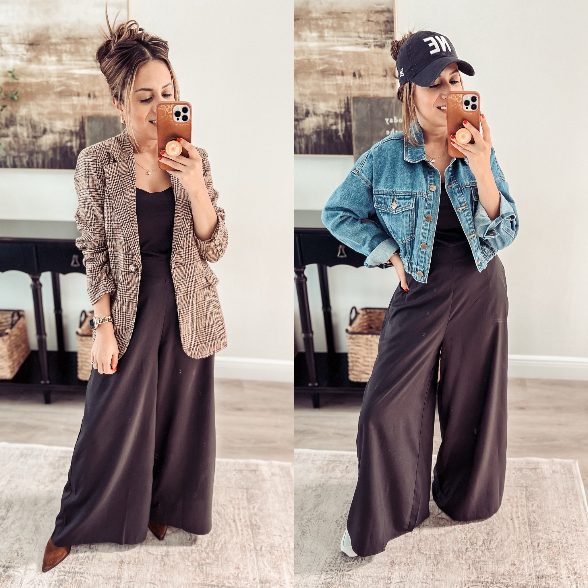 Amazon jumpsuit styled two ways. Wearing a small and I’m 5’1. #amazonfind 

#LTKfindsunder50 #LTKstyletip #LTKover40