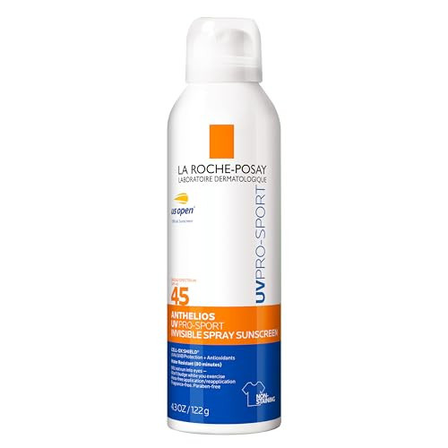 La Roche-Posay Anthelios UV Pro-Sport SPF 45 Spray Sunscreen for Face & Body, Water & Sweat Resistant Sunblock, Lightweight & Fast Absorbing, Broad Spectrum Sunscreen Spray, Skin Sun Protection | Amazon (US)
