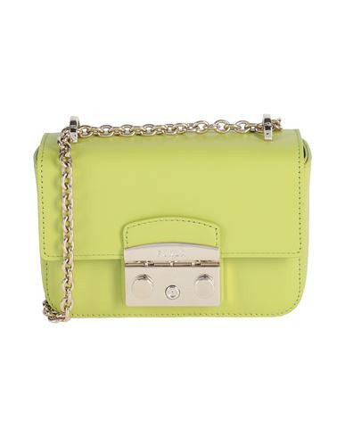 Furla Metropolis Mini Crossbody Woman Shoulder bag Lime green Size - Leather | YOOX (US)