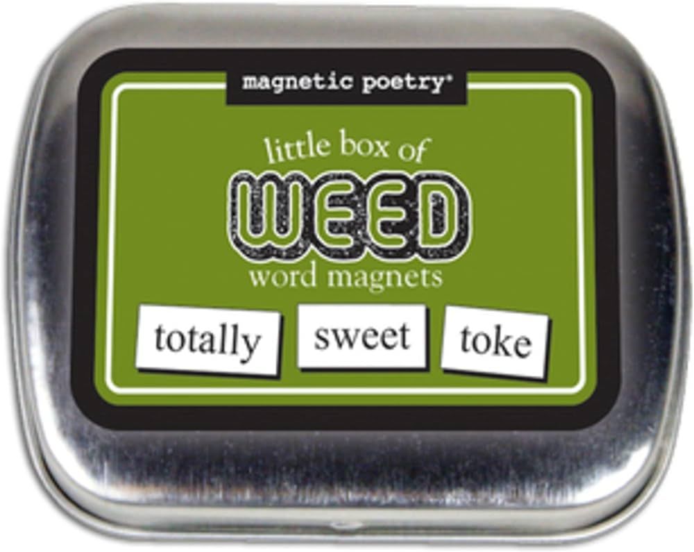 Magnetic Poetry - Little Box of Weed Kit - Words for Refrigerator - Write Poems and Letters on Th... | Amazon (US)