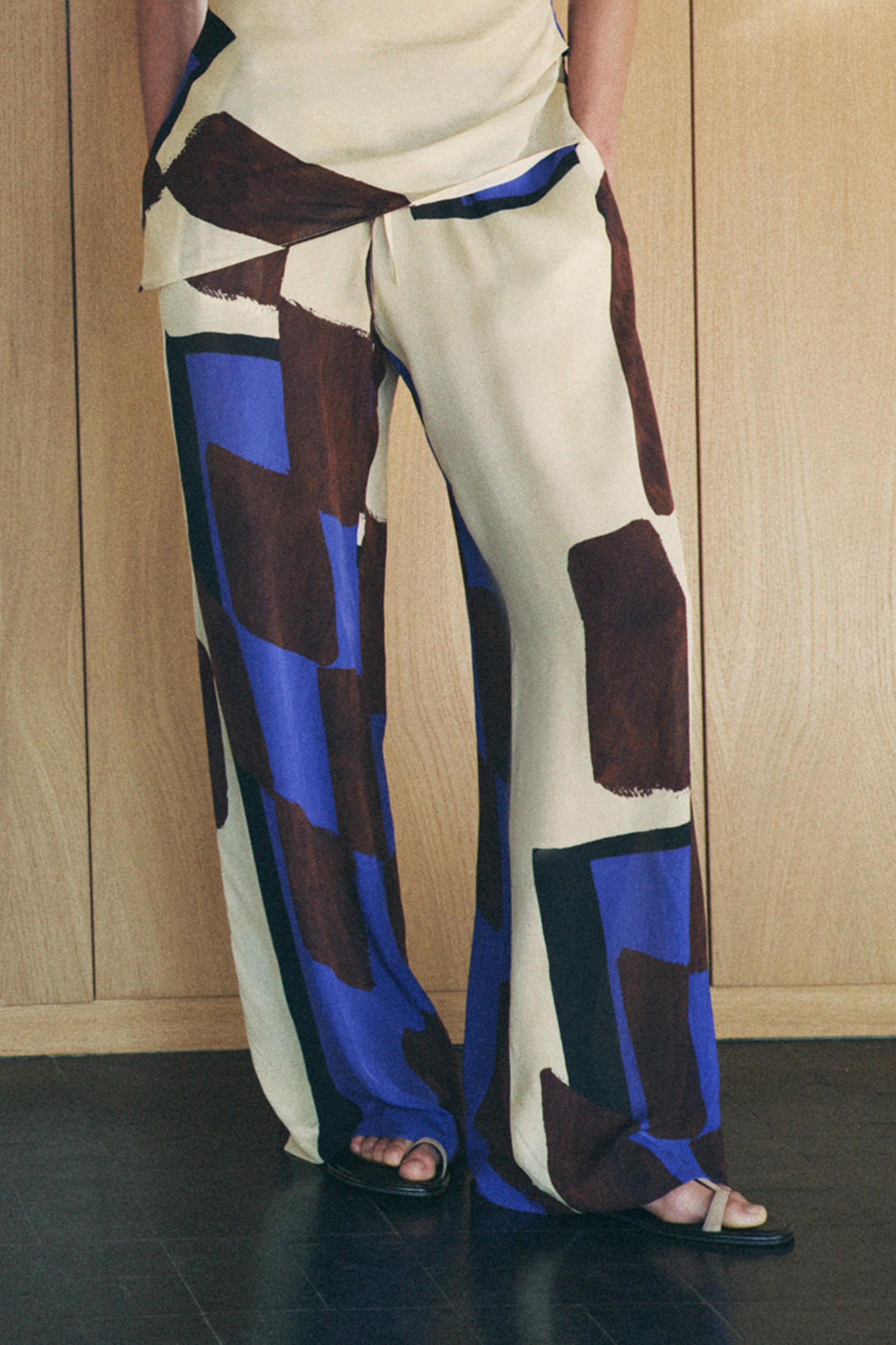 ZW COLLECTION PRINTED PANTS | Zara Canada