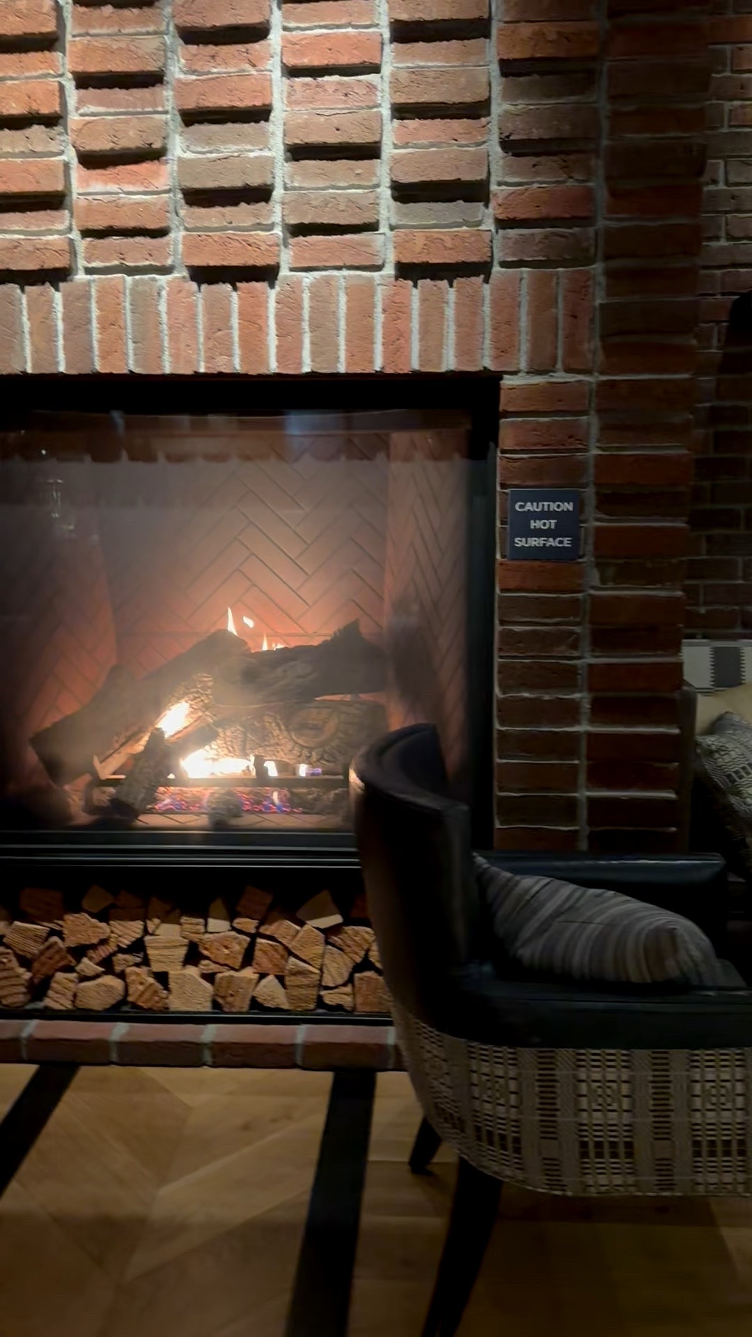 Cozy up by the fireplace. 

#LTKvlog #LTKdayinmylife