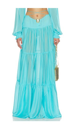Cin Cin Song Moonstone Skirt in Blue. - size M | Revolve Clothing (Global)