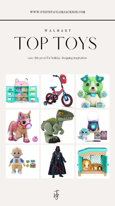 SAVE FOR HOLIDAY SHOPPING INSPO! Top Toys for Kids! Gift Guide with Walmart #walmartpartner 

#LTKCyberweek #LTKHoliday