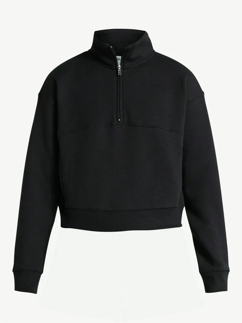 No Boundaries Fleece Half Zip Pullover, Women's | Walmart (US)