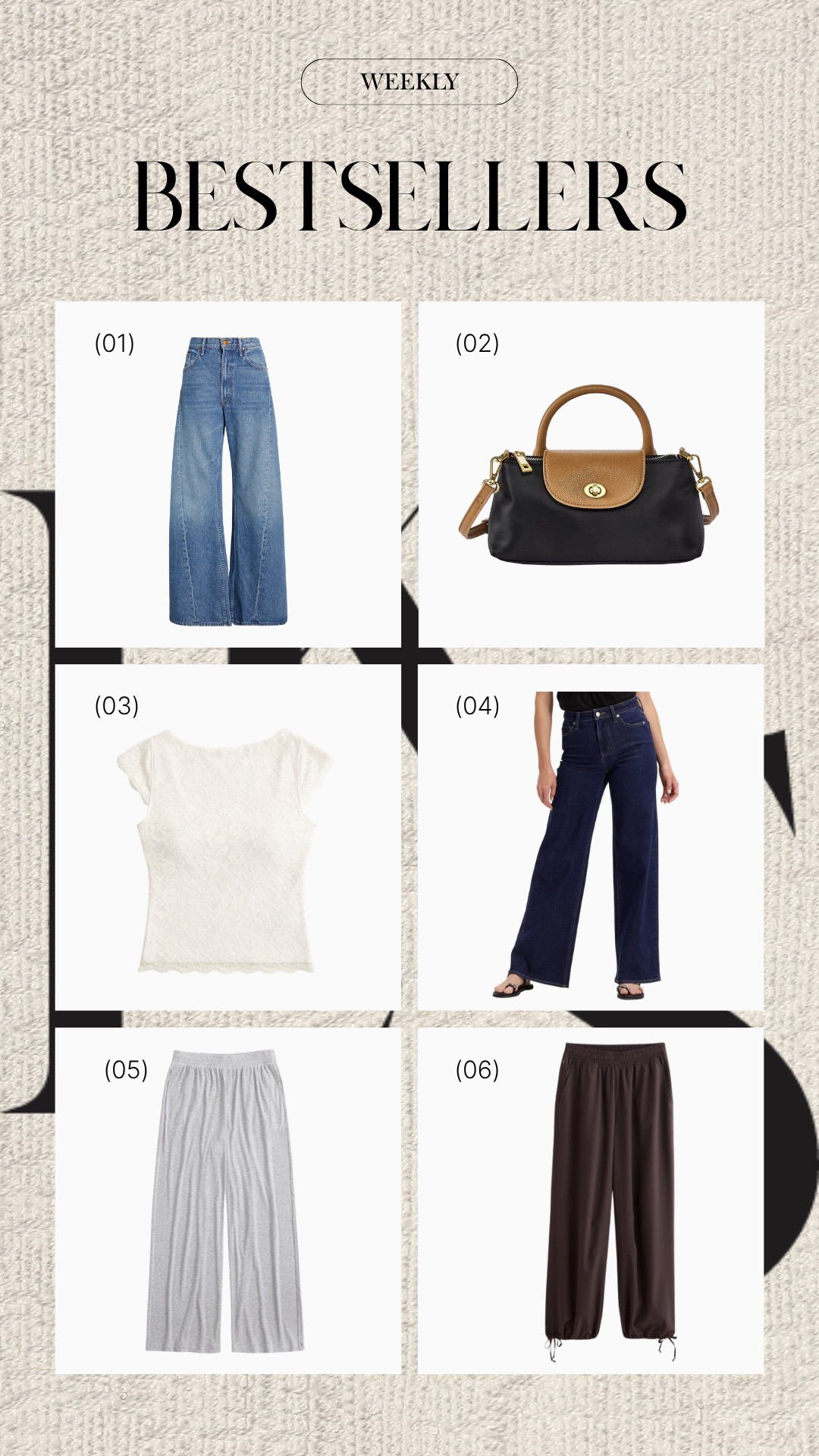Weekly Best Sellers!

#LTKgrwm #LTKootd #LTKSeasonal