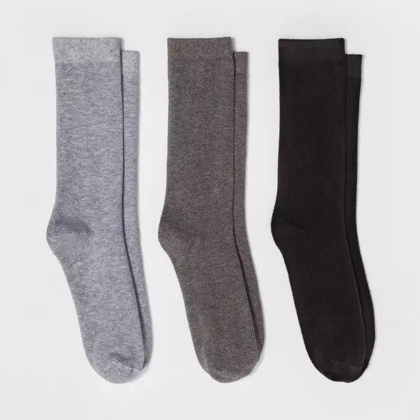 Women's 3pk Crew Socks - A New Day™ 4-10 | Target