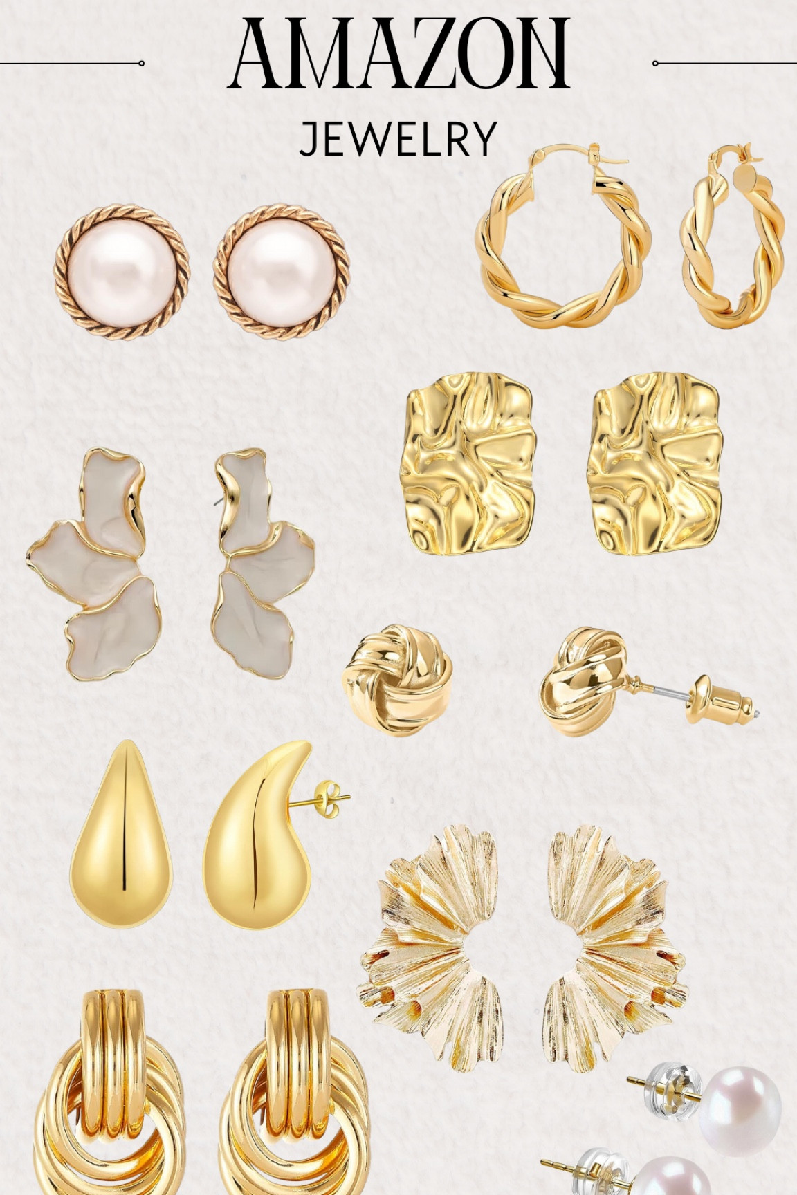 Amazon jewelry, jewelry finds, spring jewelry, gold, jewelry, jewelry under $50, Amazon, spring jewelry, Amazon finds 

#LTKStyleTip #LTKSeasonal #LTKFindsUnder50