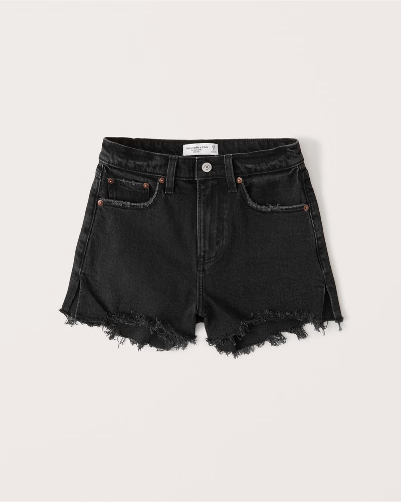 Mid Rise Mom Shorts | Abercrombie & Fitch (US)