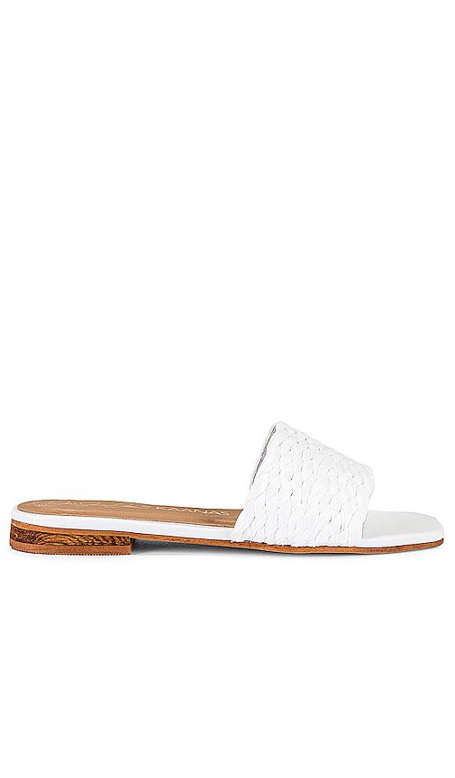Key Largo Braided Sandal in White | Revolve Clothing (Global)