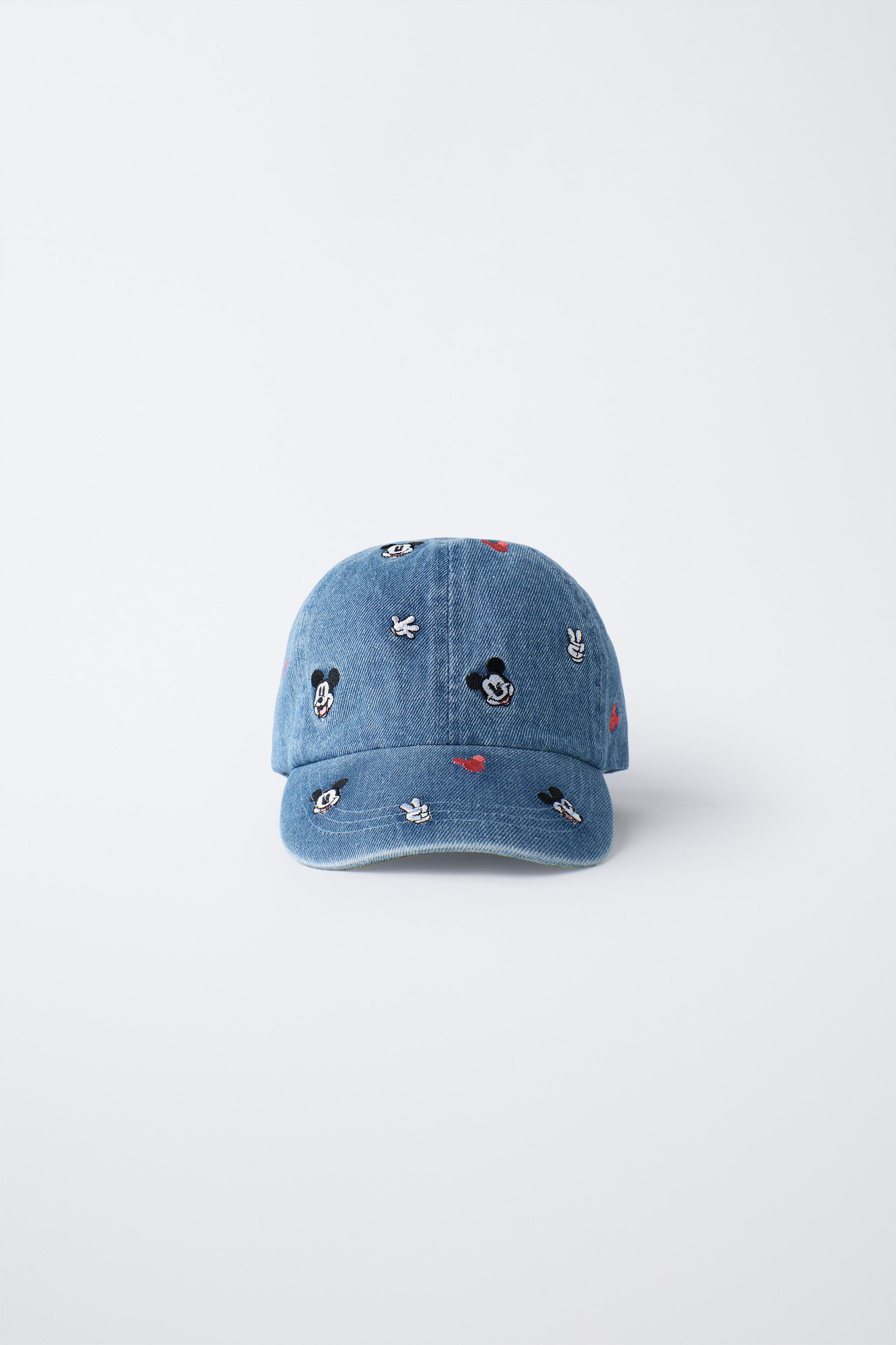 MICKEY MOUSE © DISNEY EMBROIDERED DENIM CAP | Zara US