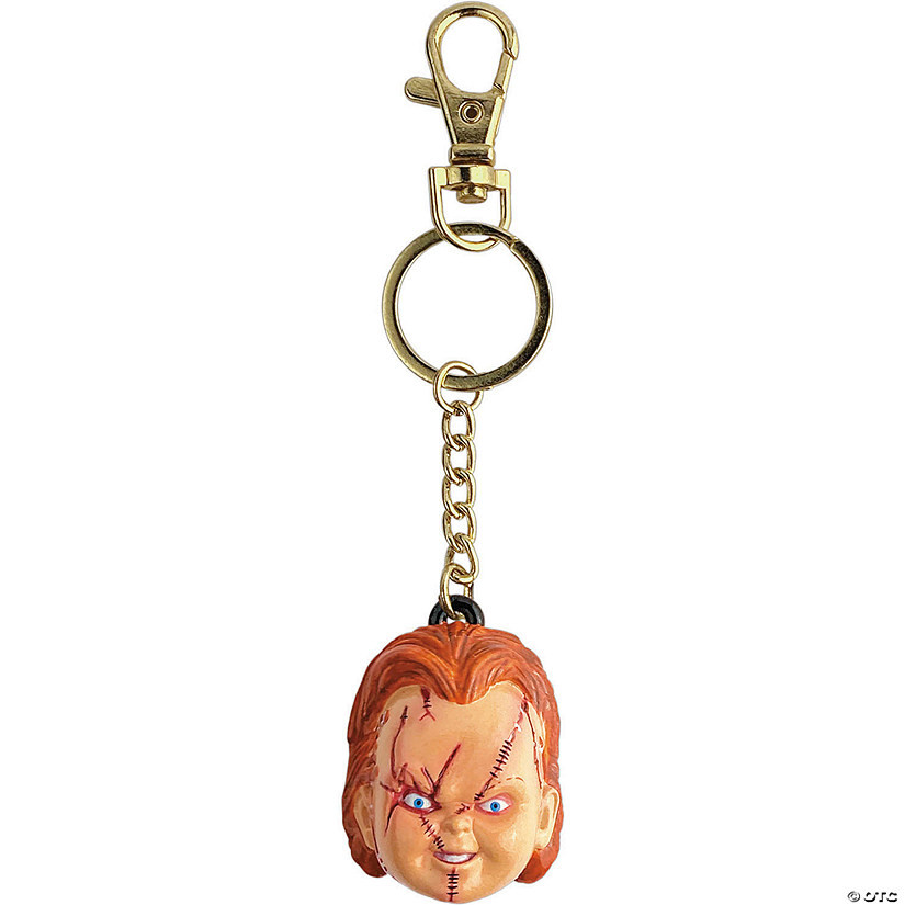 Seed Of Chucky™ Chucky Head Full-Color Keychain | Oriental Trading Company