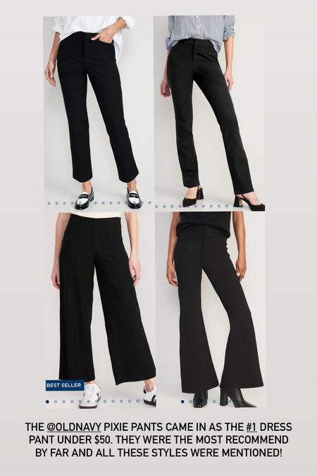 The best black dress pant under $50 

#LTKunder50 #LTKsalealert #LTKworkwear