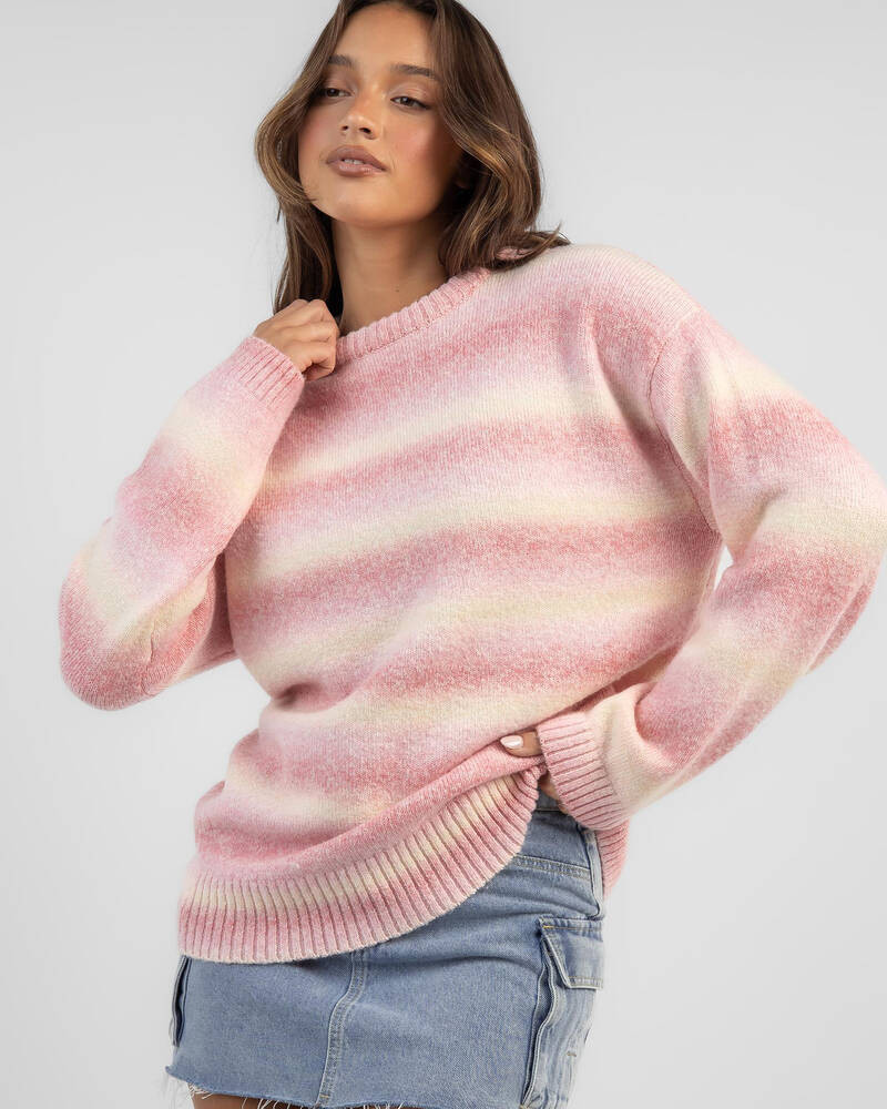Evan Stripe Crew Neck Knit Jumper | City Beach (US)