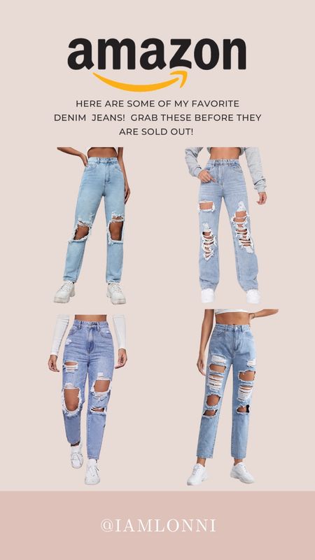 Looking for the perfect Ripped Jeans! Amazon has you covered!

#LTKstyletip #LTKSeasonal #LTKfit