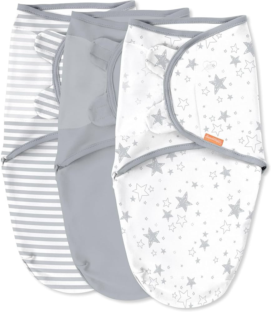 SwaddleMe by Ingenuity Original Swaddle, 100% Cotton, Improves Sleep & Calms Startle Reflex, 0-3 ... | Amazon (US)