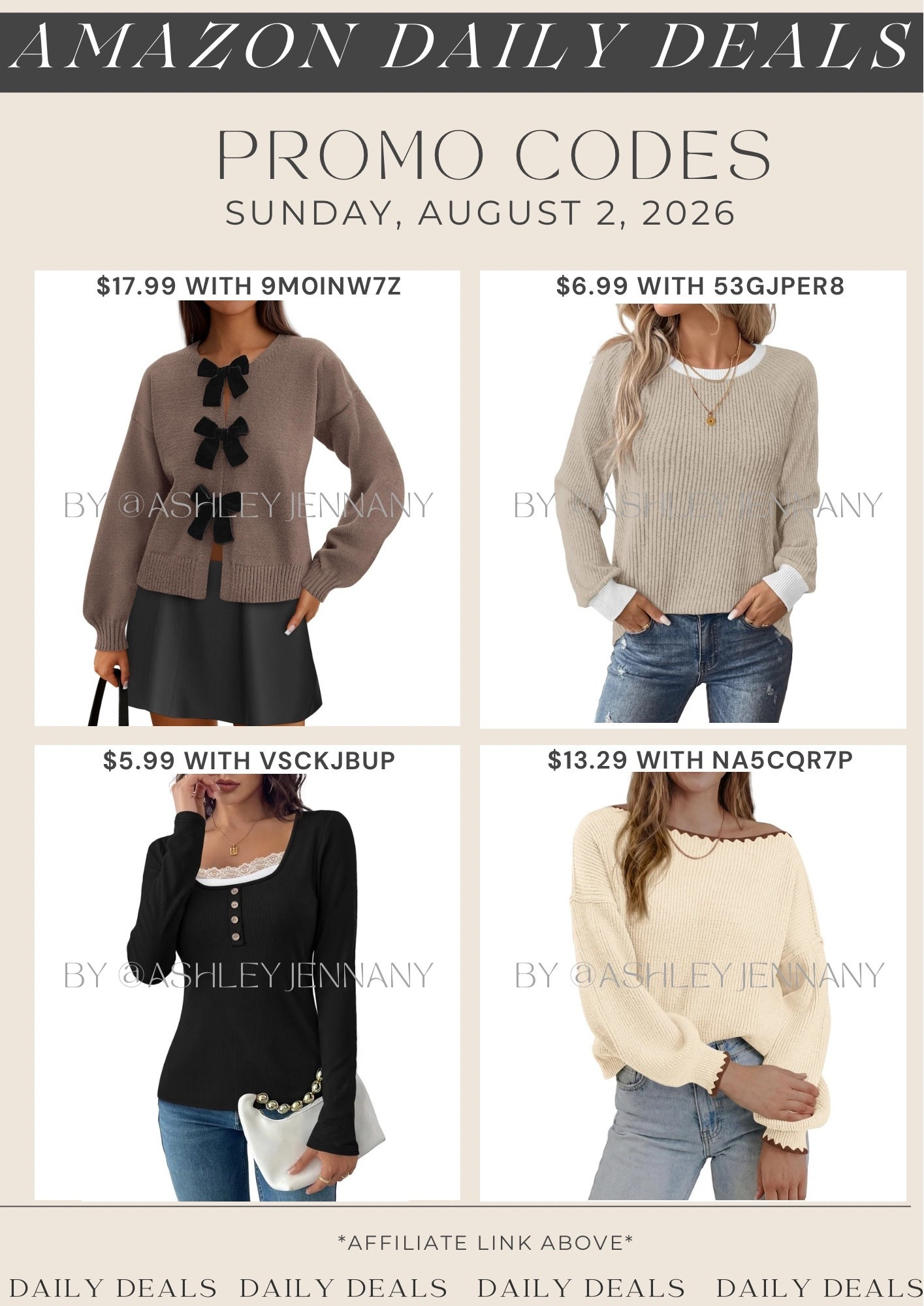 Amazon deals

#LTKSeasonal #LTKMidsize #LTKSaleAlert