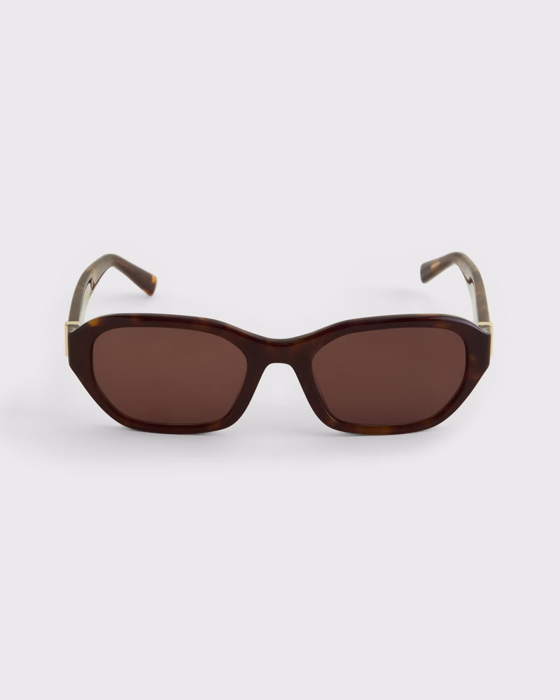 Women's Angled Rectangular Sunglasses | Women's Accessories | Abercrombie.com | Abercrombie & Fitch (US)