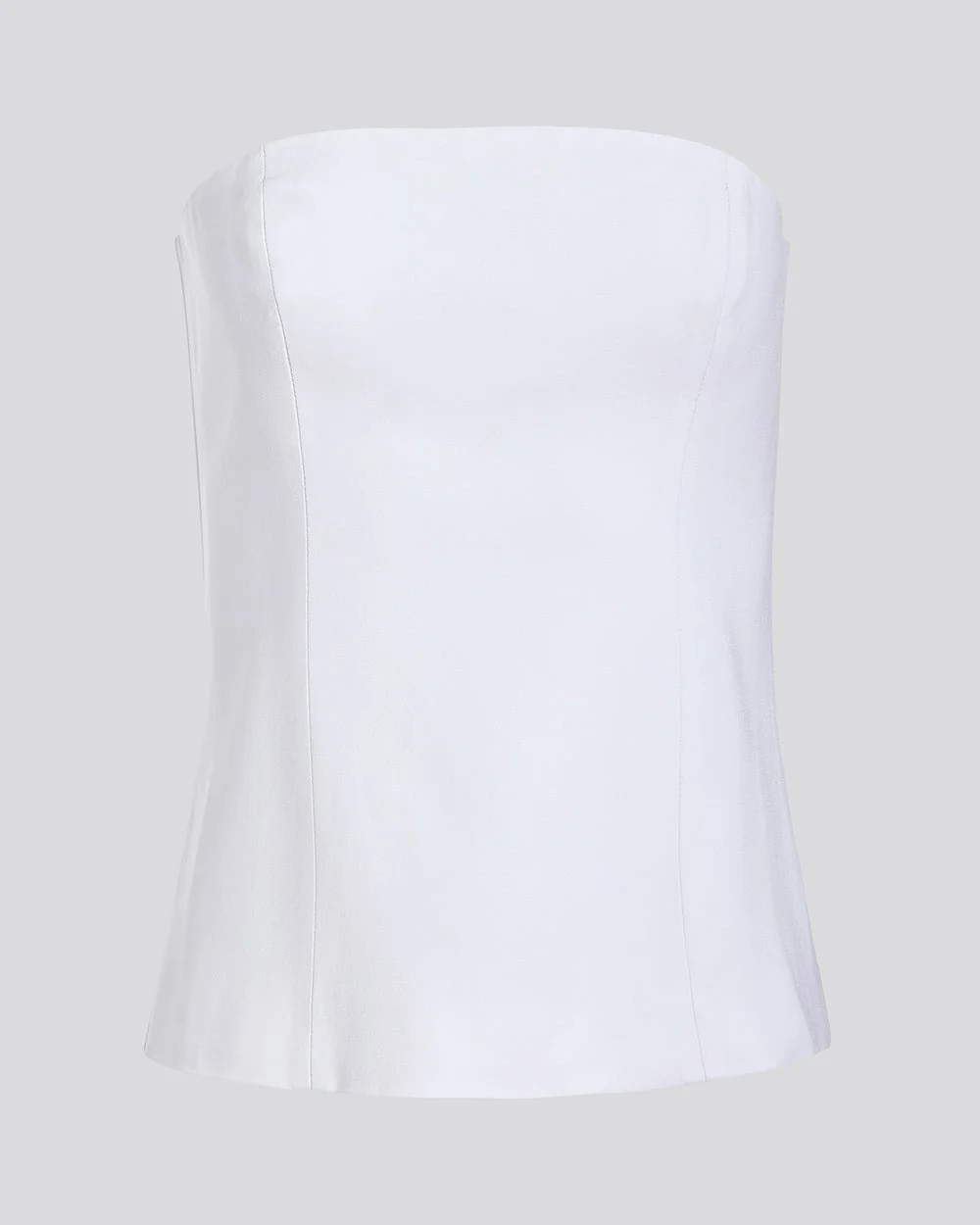 The Tori Tube Top in Optic White | Solid & Striped
